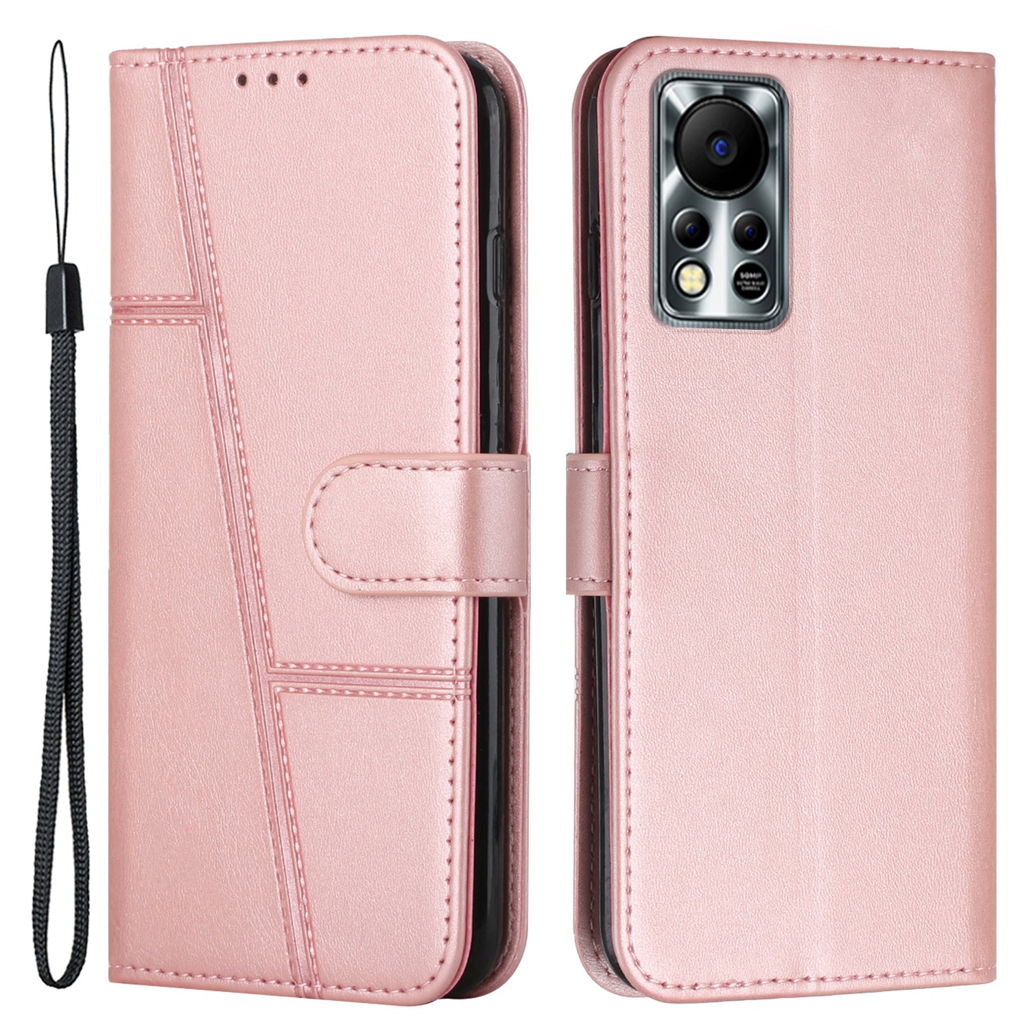 For Infinix Hot 11s NFC 4G Stitching PU Leather Flip Phone Case Stand Full Body Protective Wallet Cover with Strap For Infinix Hot 11s NFC 4G Stitching PU Leather Flip Phone Case Stand Full Body Protective Wallet Cover with Strap